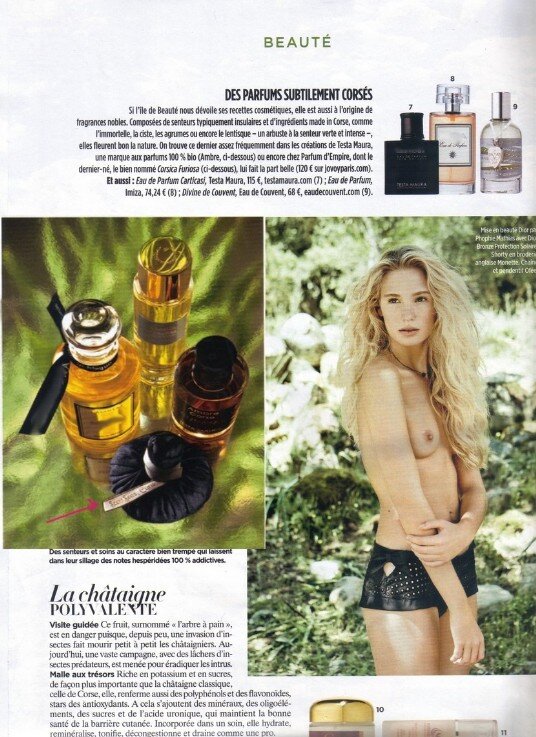 magasine gala pochon borsalina aux herbes du maquis corse scentseas