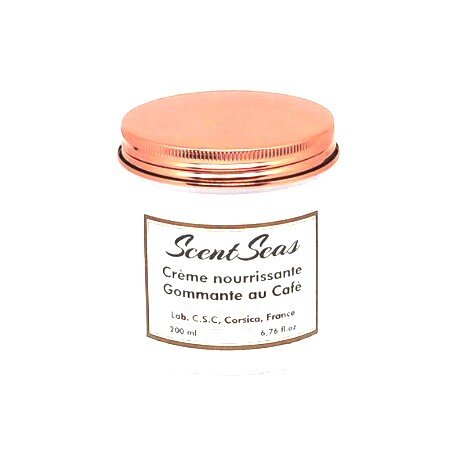 exfoliant fleur sucre cafe nourrissant anti tache anti cellulite scentseas