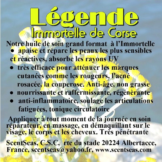 legendre huile immortelle reparatrice scentseas proprietes