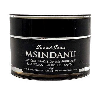 msindanu masque comores masque exfolint bois de santal